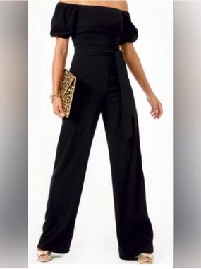 Lilly Pulitzer Jada Jumpsuit in Black Size 6